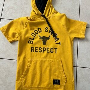 Under Armour Gold Hoodie with Black Accents